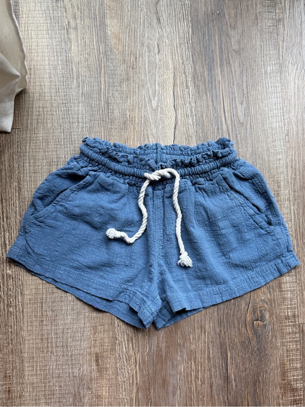 Ocean Drive Blue Drawstring Shorts